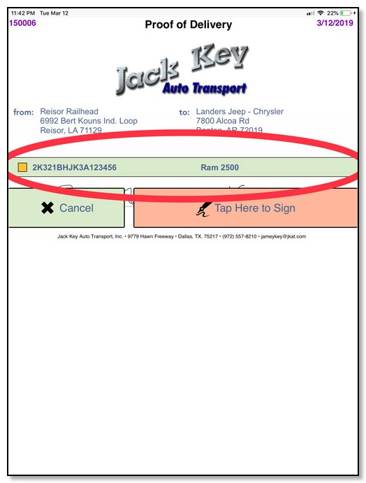 preview of bill of lading