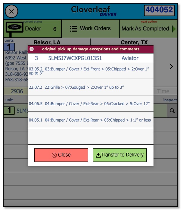 transfercodes